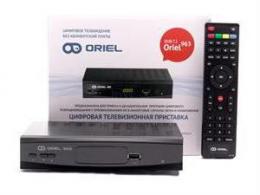 L'attrezzatura per la televisione digitale è ciò che puoi acquistare nel nostro negozio Istruzioni per l'uso del ricevitore oriel 963