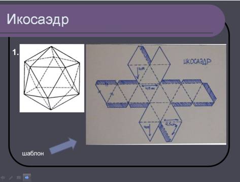 Правильный икосаэдр схема